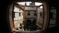 Pazo de San Xerome, sede do rectorado da Universidade de Santiago de Compostela.