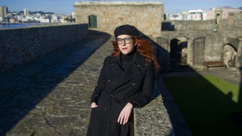 Bibiana Candia, en el castillo de San Antn, de A Corua. 