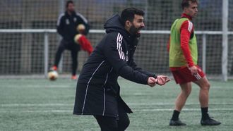 Presentaci�n de Guillermo Fern�ndez Romo como entrenador del Racing.Presentaci�n de Guillermo Fern�ndez Romo como entrenador del Racing