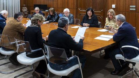 Reunin de la Junta de Gobierno de la Diputacin de Ourense.