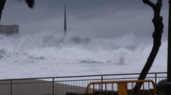 Temporal en la costa