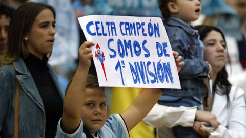  Celta, campen, somos de Primera Divisin  (30 de junio del 2005)