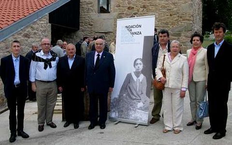 Inauguraci�n de la sede de la Fundaci�n Rubido Romero; y la economista Raquel Rodr�guez.