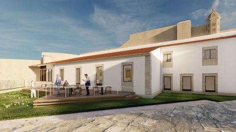 Recreaci�n del inmueble donde se alojar� la cafeter�a, una vez reformado.