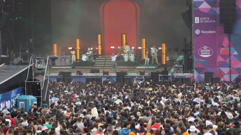 Concierto de Nil Moliner el pasado jueves en el festival O Son do Camiño.