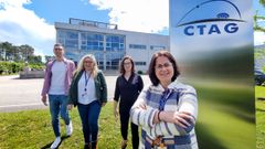 Raquel Ledo, en primer plano, es coordinadora del proyecto Alma, del CTAG.