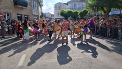 Desfile del entroido de verano en Trives.