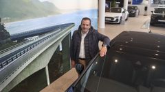 Francisco Freire en Autog�ndara, el concesionario de Audi en el pol�gono de A G�ndara.