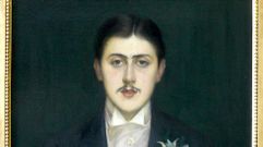 Fragmento del retrato de Marcel Proust pintado por J. E. Blanche