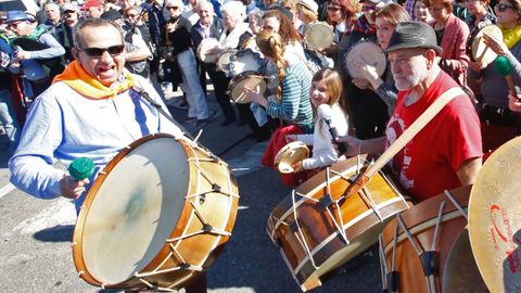 La m�sica popular es esencial en el entorno de los furanchos de Bembrive por San Blas. 