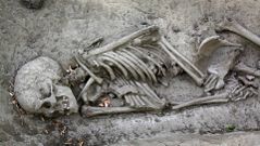 Restos de la necr�polis hispano-musulmana encontrados en Granada