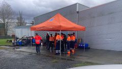 Operativo de Protecci�n Civil Nar�n, en unas fiestas.