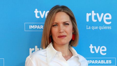 Silvia Intxaurrondo durante la presentación de la temporada 2025/2026 de Televisión Española