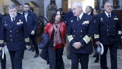 Robles, en el museo naval el pasado mes de enero