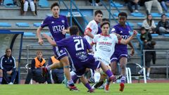 Imagen del ltimo partido del Noia en el Julio Mato, Matito.