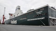 El buque Finneco I, de la naviera Finnlines, ser uno de los que realizar la ruta entre Vigo y Turqua