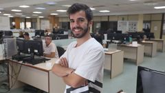 Daniel Casal, en las oficinas de la firma CT ingenieros, en Nar�n