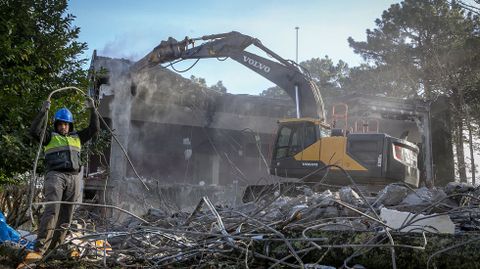 La zona que ocupaba el auditorio ha sido completamente derribada