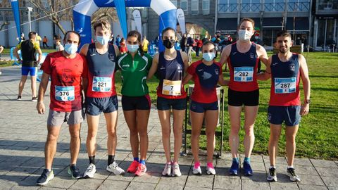 Carreras de San Silvestre en Ourense.La prueba de Castrelo de Mio es la decana de las que se celebran en la provincia en esa fecha