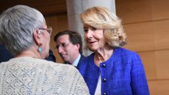 Esperanza Aguirre, expresidenta de la Comunidad de Madrid, en el pleno de investidura de la presidenta del gobierno auton�mico.