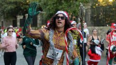 Uno de los participantes del ao pasado disfrazado