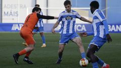 David Dom�nguez, con el bal�n