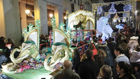 Adems de msica tambin hubo espectculos para animar la cabalgata.