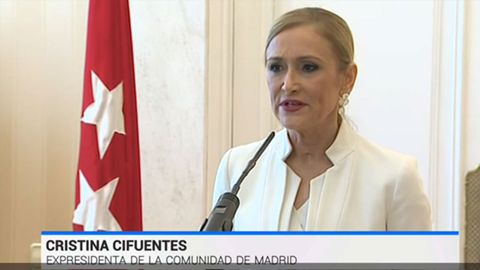 Comparecencia de Cristina Cifuentes para presentar su dimisi�n