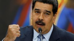 Maduro, durante una rueda de prensa celebrada antes de su jura