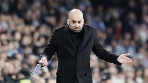 Claudio�Gir�ldez, durante el partido entre Celta y Real Madrid.