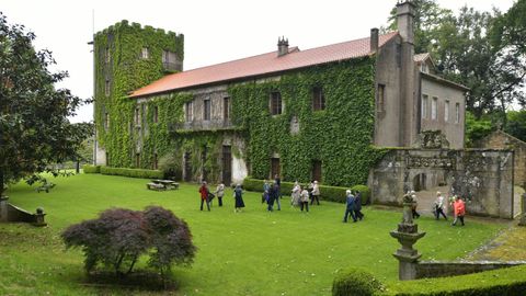 Pazo de Meir�s, durante una de las visitas autorizadas al exterior.