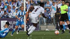 Fuentes Molina en el Deportivo-Albacete disputado en el 2022.