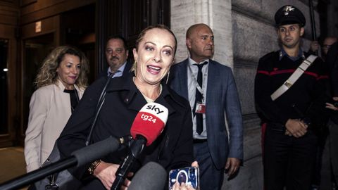Giorgia Meloni, l�der de Hermanos de Italia