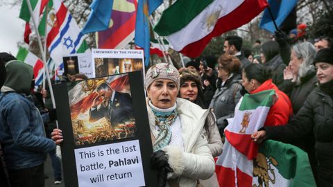 Manifestaci�n en apoyo a Ir�n en Londres