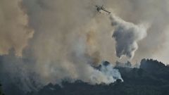 Imagen de archivo del incendio que afect� a Seixalbo en agosto del a�o pasado.