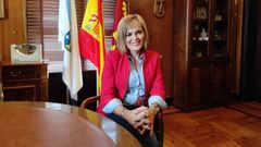 La alcaldesa de Redondela, Digna Rivas, en una imagen de archivo
