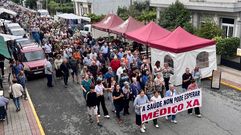 La manifestaci�n recorri� la avenida de Galicia y termin� frente al centro de salud