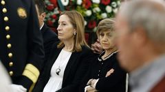 Pastor, en la capilla ardiente de Alfredo P�rez Rubalcaba