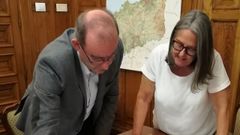 Faraldo con Pilar Rioboo