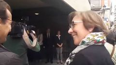 Momento del v�deo en el que la Secretaria de Estado de Comunicaci�n pronuncia la pol�mica frase