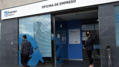 Una oficina de empleo en Boiro