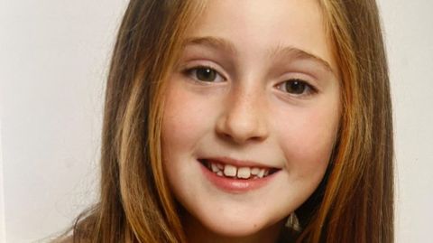 Sof�a Mart�nez Rey, alumna do CEIP de Cai�n (A Laracha) 