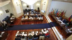Imagen de archivo de un pleno de la Diputaci�n