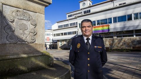 ABSUELTO I En la imagen, el jefe de la Polica Local de Carballo entre el 2013 y 2023 Roberto Mosquera.