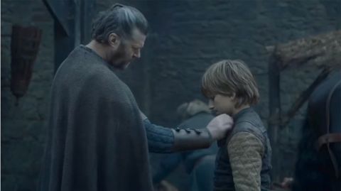 Ned Stark antes de partir a Nido de guilas, donde ser discpulo de Jon Arryn