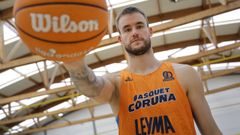 Dino Radoncic, ala-p�vot del Leyma B�squet Coru�a.