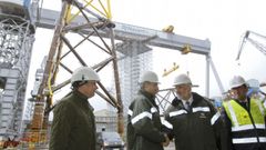 As� se est�n construyendo las �jackets� en la antigua Astano