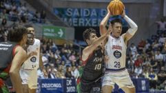 Partido Obradoiro-Cantabria de la primera vuelta en Sar.