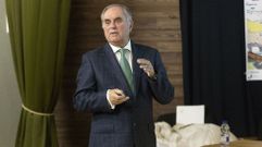 Juan Ram�n Vidal Roman�, durante unha intervenci�n na comarca 