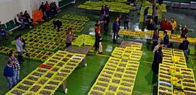 La lonja de Cambados es, junto a la de O Grove, la que oferta la mayor variedad de especies, tanto en mariscos como pescados.